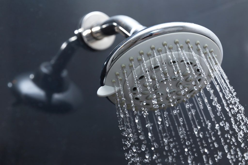 Shower Head spraying water