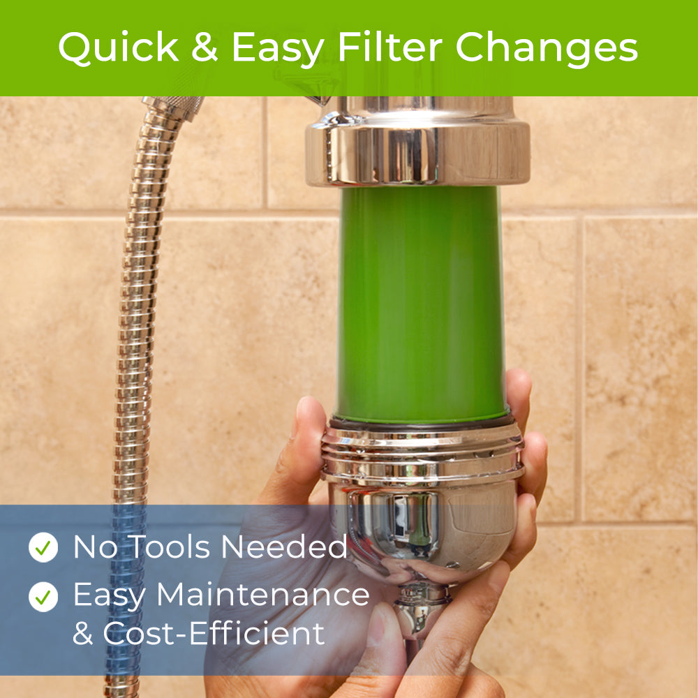 quick & easy filter changes - no tools